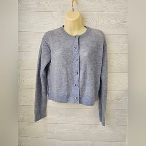 Marc O'polo -Women's Blue Button-Up Sweater XS  Cardigan